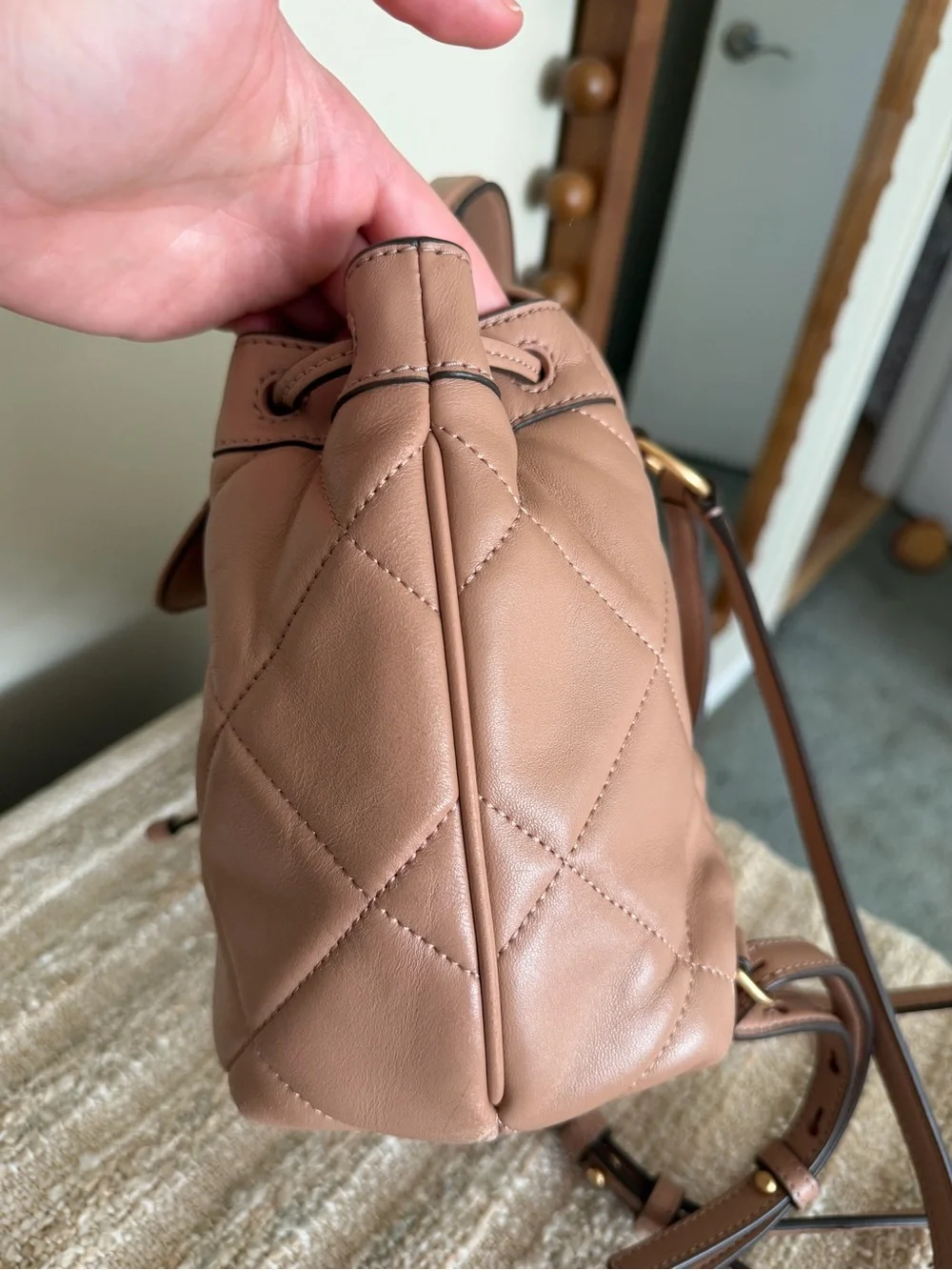 Tory Burch quilted leather